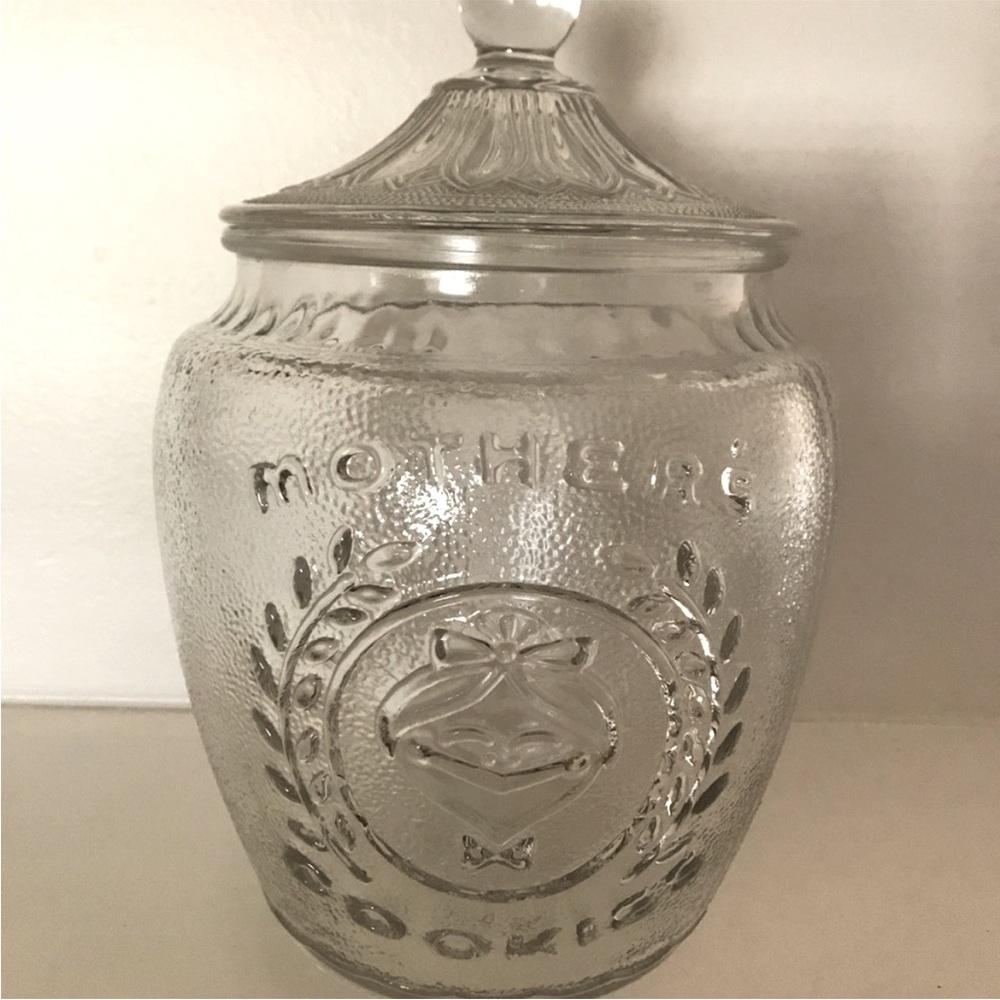 Vintage Mother’s Cookies Glass Canister